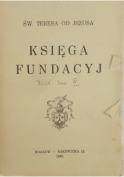 Księga Fundacyj , 1943 r.