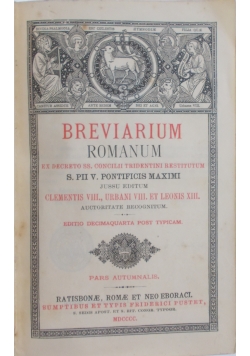 Breviarium Romanum, 1800