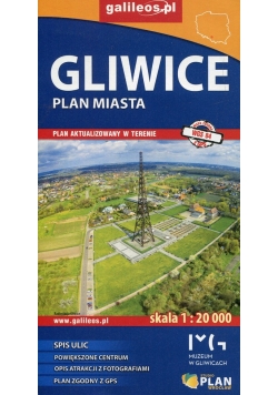 Gliwice plan miasta 1:20 000