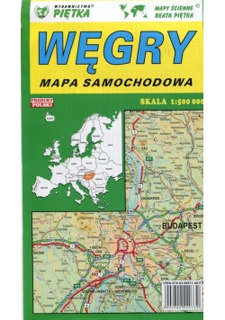 Węgry mapa samochodowa