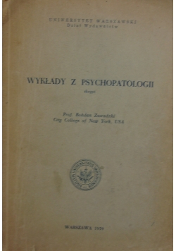 Wykłady z psychopatologii