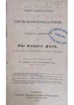 Church of englandism 1841 r
