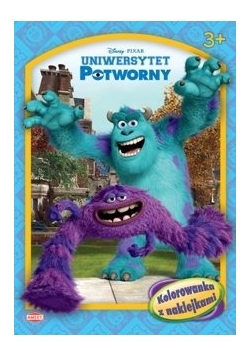 Uniwersytet potworny. Kolorowanka z naklejkami.