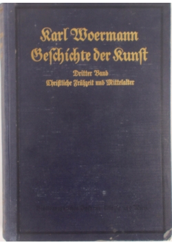 Geschichte der Runft , tom 3  1922r.
