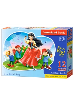 Puzzle 12 maxi konturowe.:Snow White's Song/ B-120192
