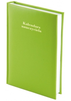 Kalendarz nauczyciela 2017/2018 B6 Albit seledynowy