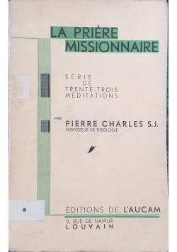 La peiere missionnaire, 1935 r.