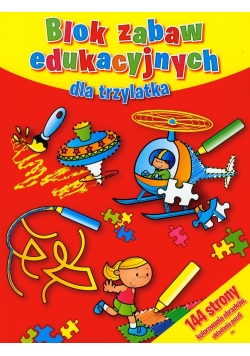 Blok zabaw edukacyjnych dla trzylatka