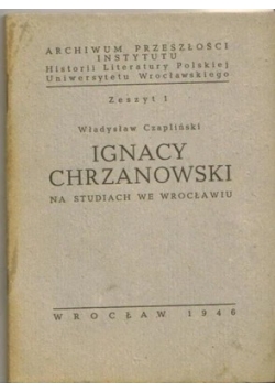 Ignacy Chrzanowski, 1946 r.