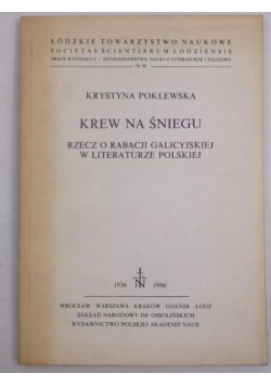 Krew na śniegu