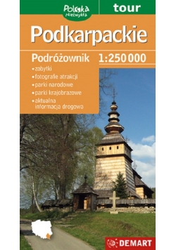 Podkarpackie podróżownik mapa turystyczna