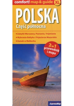 Polska Część połnocna 2w1 przewodnik i mapa