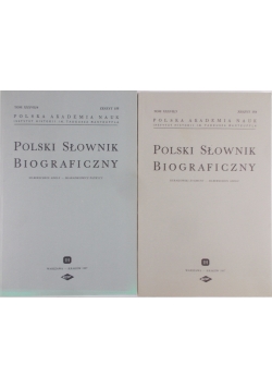 Polski Słownik Biograficzny,Tom XXXVII/3, zeszyty 154-155
