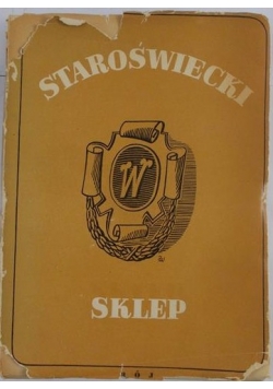 Staroświecki sklep, 1938 r.