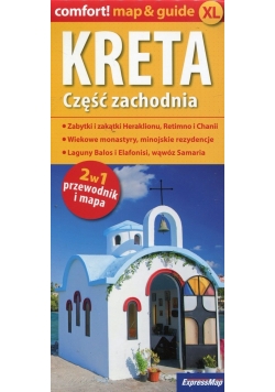 Kreta Część zachodnia 2w1 przewodnik i mapa