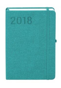 Kalendarz 2018 Popart A6 turkusowy
