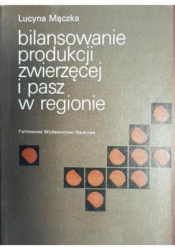 Bilansowanie produkcji zwierzęcej i pasz w regionie