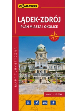 Lądek-Zdrój i okolice mapa turystyczna 1:15 000