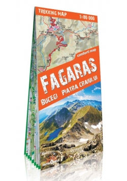 Fogaraskie Góry, Buczegi, Piatra Craiului laminowana mapa trekingowa TerraQuest