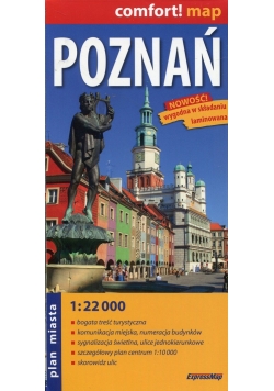 Poznań plan miasta laminowany 1:22 000