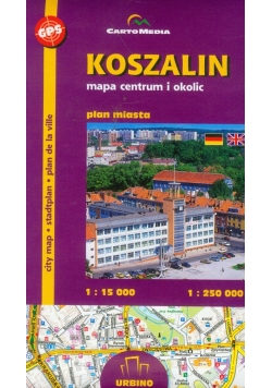 Koszalin mapa centrum i okolic