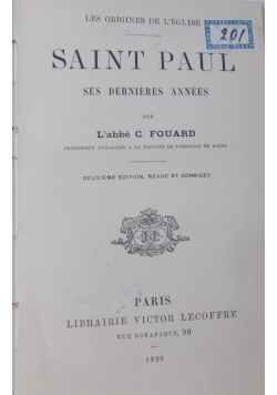 Saint Paul, 1899 r.