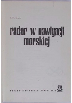 Radar w nawigacji morskiej
