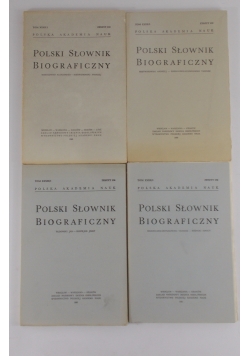 Polski Słownik Biograficzny Tom I-VII, IX-XI,XIII-XVIII, Zeszyty Polski Słownik Biograficzny XXXII/1-XXXIII/1