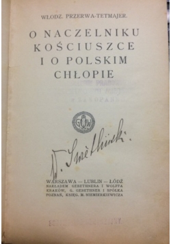 O naczelniku Kościuszce i o Polskim chłopie, 1917 r.