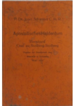 Apostolisches Heldentum, 1933 r.