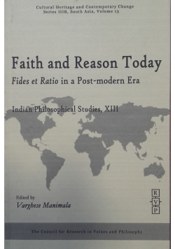 Faith and Reason Today