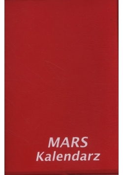 Kalendarz 2018 Mars czerwony