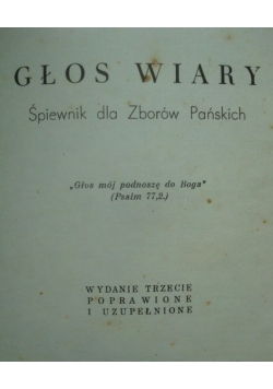 Głos wiary,wydanie piąte