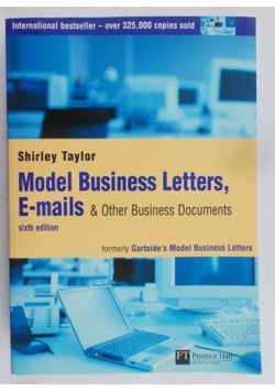 Taylor Shirley - Model Business Letters, E-mails&Other Business Documents