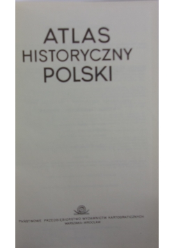 Atlas historyczny Polski