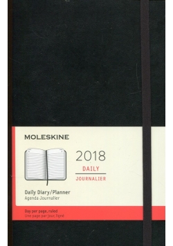 Kalendarz dzienny Moleskine 12M czarny