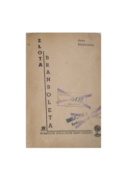Złota bransoleta