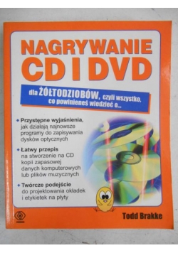Nagrywanie CD i DVD