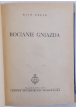 Bocianie gniazda