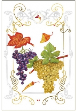 Karnet winogrona 12x18 + koperta