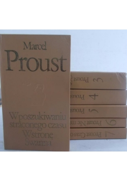W poszukiwaniu straconego czasu, t. I-VII (brak tomu II)