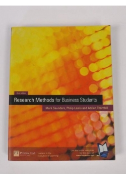 Research Methods for Business Students