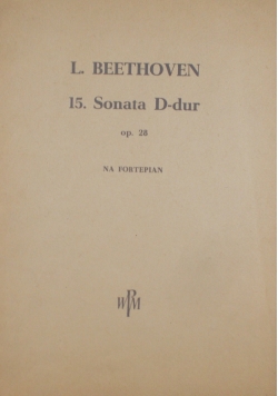 15. Sonata D-dur op. 28 na fortepian