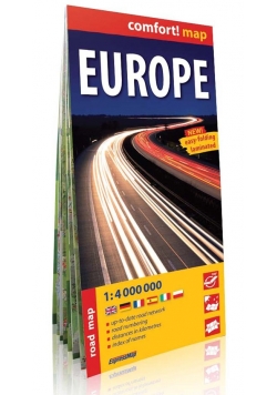 Europe Mapa samochodowa 1:4 000 000
