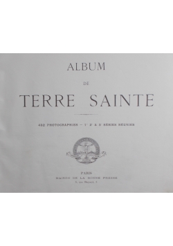 Album de Terre Sainte , 1905 r.