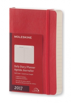 Kalendarz Moleskine 2017 Dzienny P