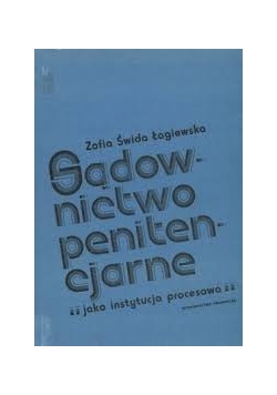 Sądownictwo Penitencjarne jako Instytucja Procesowa
