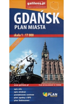 Gdańsk mapa 1:17 000