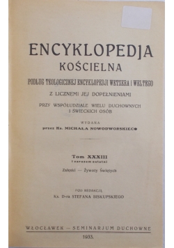 Encyklopedia Kościelna Tom XXXII, 1913r.