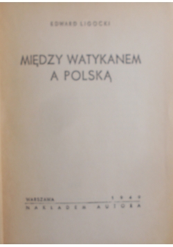 Między Watykanem a Polską 1949 r.